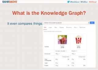 What is the Knowledge Graph?
It even compares things.

 