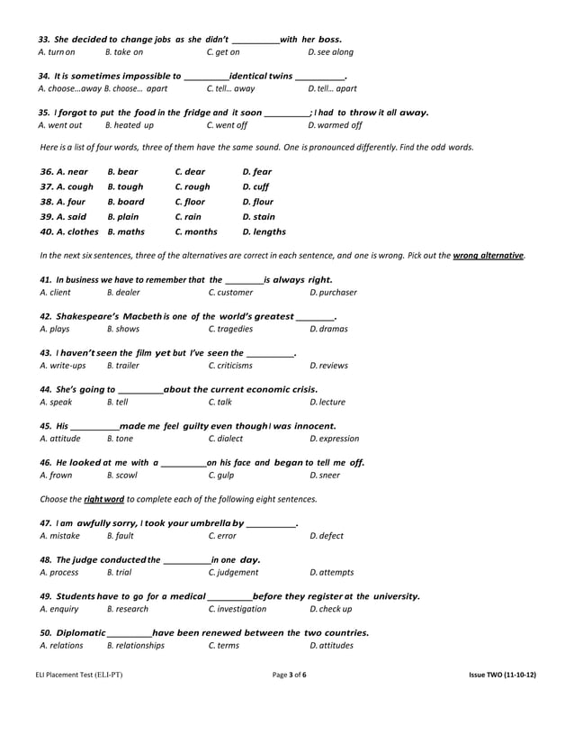English Language Placement Test.pdf