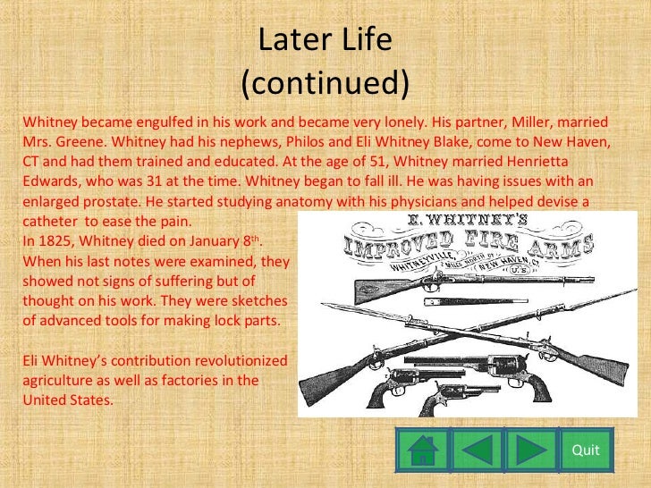 Eli Whitney Presentation
