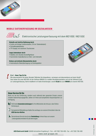 Mobile Pflegeerfassung ELiaS