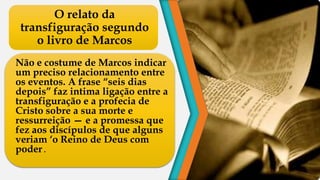 Elias no monte da transfiguração | PPTX