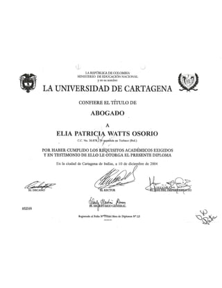 Elia watts hoja de vida completa