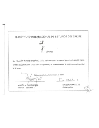 Elia watts hoja de vida completa