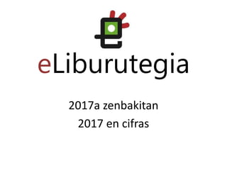 eLiburutegia
2017a zenbakitan
2017 en cifras
 
