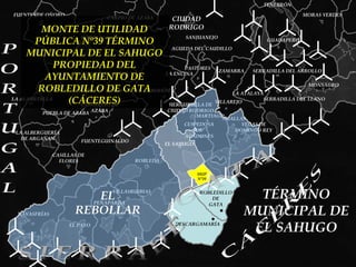 La instalación de aerogeneradores en el Monte de Utilidad Pública Nº39 del Catálogo de Montes de UP de Salamanca, término municipal de El Sahugo, sólo repercutiría en beneficio del Ayuntamiento de Robledillo de Gata en Cáceres.	La energía eólica instalada en el término municipal de El Sahugo prácticamente no dejaría ingreso económico alguno, perdiendo con esta, la opción de integrarse en Espacio Protegido y el acceso a los fondos destinados a la Zona de Influencia Socioeconómica (ZIS)