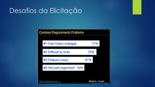 Desafios da Elicitação
 