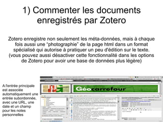 Zotero se charge de créer la note 