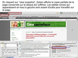 Une fenêtre FireFox apparaît. 