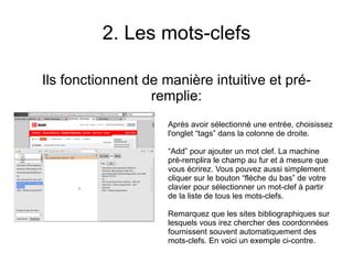 Pour ce faire cliquez sur le bouton “single / multiple source” de la fenêtre d'édition des citations 