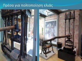 Πρέσα για πολτοποίηση ελιάς 
 