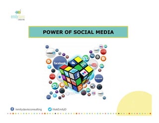 POWER OF SOCIAL MEDIA
 