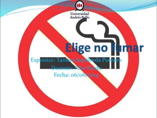 Elige no fumar | PPT
