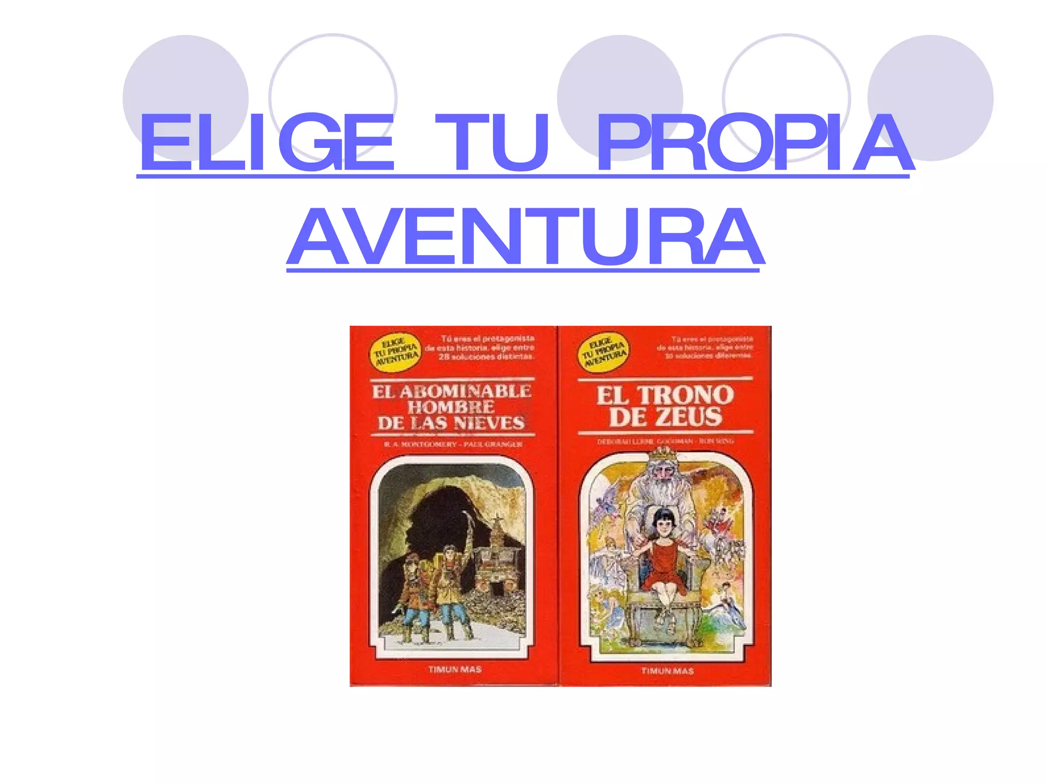 Elige tu propia aventura | PPT