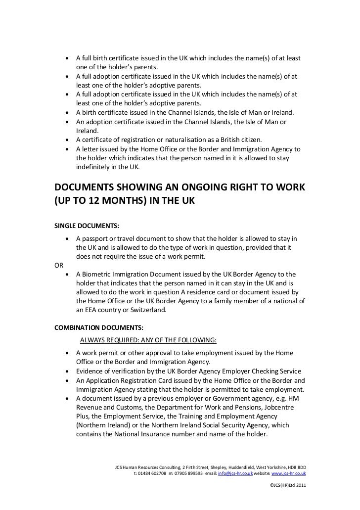 Eligibility to work_in_the_uk__list_a_and_b_documents