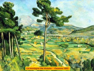 La montagne Ste Victoire  Cezanne 1883 