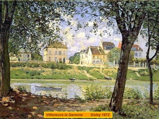 Villeneuve la Garenne  Sisley 1872 