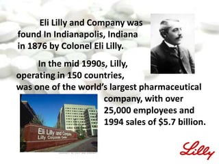 BA401 Eli Lilly And Company Drug Development Strategy | PPTX