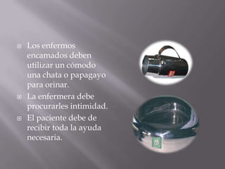 VALORACIONLa enfermera debe considerar el estado mental del paciente.Además de conocer la naturaleza de los problemas de salud del paciente. Y los planes diagnósticos y terapéuticos.La información se complementa con los datos subjetivos y objetivos