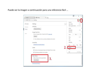 Puede ver la imagen a continuación para una referencia fácil ...
 