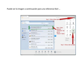 Puede ver la imagen a continuación para una referencia fácil ...
 