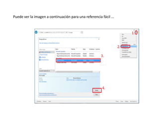 Puede ver la imagen a continuación para una referencia fácil ...
 