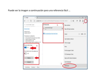 Puede ver la imagen a continuación para una referencia fácil ...
 