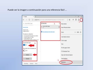 Puede ver la imagen a continuación para una referencia fácil ...
 