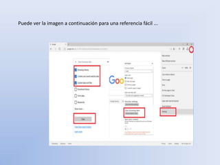 Puede ver la imagen a continuación para una referencia fácil ...
 