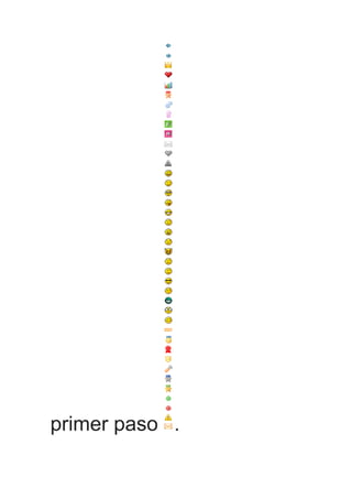 primer paso .
 