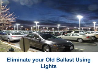 Eliminate your Old Ballast Using
Lights
 
