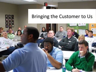 Bringing the Customer to Us

 