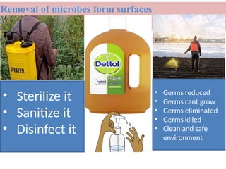 Microbe Clean eliminatin of microbes from surfaces associated with notes.pptx