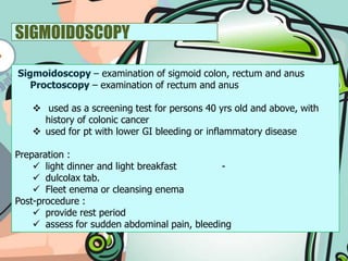   assess for presence of pruritus, fissures, external     hemorrhoids, rectal prolapse