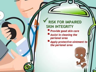 Give enemas until clear the morning of the test.