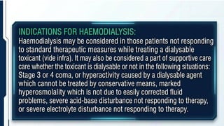 Elimination Enhancement clinical toxicology
