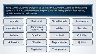 Elimination Enhancement clinical toxicology