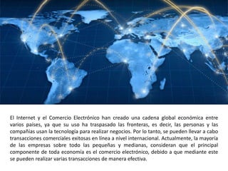 El impacto del comercio electrónico en los negocios internacionales | PPTX