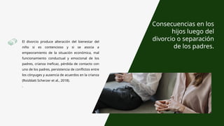 El impacto del divorcio en los hijos, consecuencias a corto y largo ...
