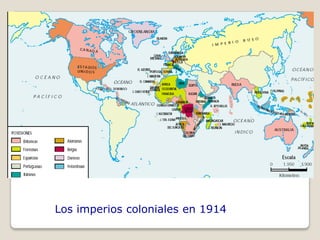 Los imperios coloniales en 1914
 