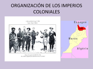 ORGANIZACIÓN DE LOS IMPERIOS COLONIALES 