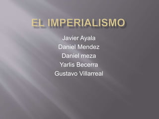 Javier Ayala 
Daniel Mendez 
Daniel meza 
Yarlis Becerra 
Gustavo Villarreal 
 
