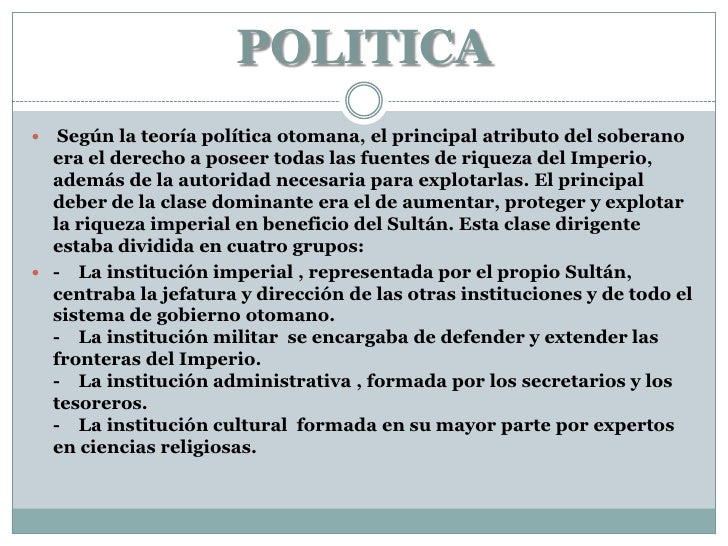 imperio otomano y sus caracteristicas el imperio otomano imperio otomano y sus caracteristicas el imperio otomano