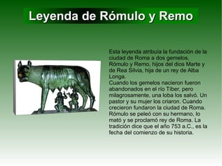 Rumulo El imperio romano | ODP