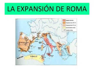 LA EXPANSIÓN DE ROMA
 