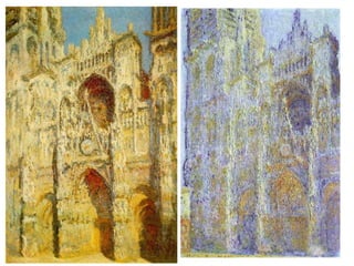 Período de Vétheui  (1878-1881) Paisajes: lo acuático y la nieve, campos, árboles, pueblos, fenómenos atmosféricos Pincelada corta, breve y yuxtapuesta Busca aprehender lo inasible 