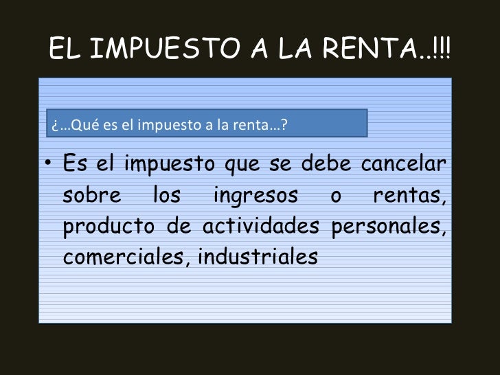 Impuesto Predial En Zumpango Impuestos Impuestos De Las | el impuesto a la renta 1 Impuesto Predial En Zumpango Impuestos Impuestos De Las | el impuesto a la renta 1