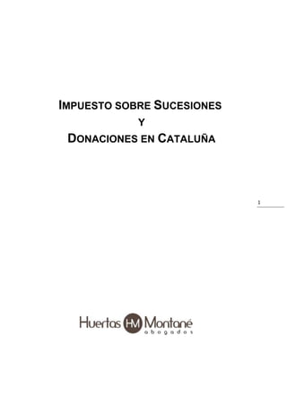 Impuesto sobre Sucesiones<br /> y<br /> Donaciones en Cataluña<br />                                  <br />Introducción<br />El Gobierno de Cataluña ha aprobado el Proyecto de Ley sobre Sucesiones, lo que supone dos grandes variaciones, por un lado se modifican los plazos establecidos para la aplicación por tramos de las nuevas reducciones, lo que supone que el segundo tramo finaliza el 31 de diciembre de 2010 y que el último tramo que debía de aplicarse a partir del 31 de julio de 2011, entrará en vigor, con efecto retroactivo, a partir del día 1 de enero de 2011.<br />Asimismo, la modificación aprobada por el Gobierno supondrá la bonificación del 99% de la cuota tributaria para los contribuyentes de los grupos de parentesco I y II (hijos, padres y cónyuges) en los plazos que marque la Ley que, previsiblemente, será a partir del día siguiente a su publicación en el DOGC.<br />En el caso del grupo de parentesco III (donde se incluyen hermanos, tíos, sobrinos, primos…) y los extraños no disfrutarán de la reducción del 99%, pero las reducciones aplicables son más favorables, en todo caso, que en las comunidades autónomas de Madrid y Valencia, donde la reducción básica por parentesco no supera los 8.000 € y, en cambio, en Cataluña se mantiene en 50.000 €. <br />Por último, en referencia a las donaciones, permanecerán iguales, pero con las tarifas reducidas del 5, 7 y 9% como máximo, siendo mucho más beneficiosas que las cuotas estatales. Tiene sentido el hecho de que no se aplique en donaciones, en tanto en cuanto esta convención o figura jurídica de transmisión de bienes tiene su fundamento en un acto voluntario de liberalidad del donante, en contraposición de la transmisión por herencia que se origina por un hecho fortuito y, hasta la fecha, ajeno a nuestra voluntad como es la muerte.<br />A continuación desarrollaremos de manera pormenorizada el escenario tributario catalán en relación a la sucesiones (transmisiones mortis causa) y donaciones (inter vivos).<br />Iniciaremos nuestro estudio con la relación de reducciones que se puede aplicar el contribuyente y, posteriormente, estableceremos la tarifa del Impuesto, que se calcula asignando una cuota determinada de impuesto por una cuantía de base liquidable hasta un límite y un porcentaje por el resto de la base, los cuales se han de sumar y, a dicho resultado, se le aplica un índice corrector en función del grado de parentesco que exista entre el causante y el heredero.<br />Bienes Adquiridos por Herencia<br />(Adquisiciones mortis causa)<br />1Reducciones Aplicables a la Base Imponible<br />Reducciones personales<br />Son aquellas cuantías que reducen la base imponible, aplicables como consecuencia del parentesco existente entre el heredero y el fallecido (causante), y varían en función de:<br />La fecha del devengo del impuesto (queda determinada en el momento de fallecimiento del causante, que es cuando nace la obligación de afrontar la autoliquidación y pago del Impuesto): La normativa ha fijado tres tramos distintos:<br />Hechos imponibles devengados entre el 1 de enero de 2010 y el 30 de junio de 2010<br />Hechos imponibles devengados entre el 1 de julio de 2010 y el 31 de diciembre de 2010<br />Hechos imponibles devengados a partir del 1 de enero de 2011.<br />Según el contribuyente (heredero), se podrán aplicar o no alguna de las reducciones y exenciones siguientes:<br />Explotaciones agrarias, empresa individual<br />Participaciones en entidades, fincas forestales, patrimonio natural…<br />En base a lo anterior, tendremos los siguientes importes a considerar:<br />Opción A<br />Únicamente aplicable cuando el contribuyente no se aplica ninguna reducción o exención del punto b (no se incluyen las reducciones por vivienda habitual y seguro de vida)<br />GrupoConceptoFecha devengoDe 01 enero 2010 a 30 junio 2010De 1 de julio 2010 a 31 diciembre 2010A partir del 1 enero 2011IHijos adoptados menores de 21 años68.750 € más 8.250 € por cada año de menos de 21 años, con un límite máximo de 134.750 €171.875 € más 20.625 € por cada año de menos de 21, hasta el límite máximo de 336.875 €275.000 € más 33.000 € por cada año de menos de 21, hasta el límite máximo de 539.000 €IICónyuge o pareja estable125.000 €312.500 €500.000 €Hijos y adoptados de 21 años o más68.750 €171.875 €275.000 €Otros descendientes37.500 €93.750 €150.000 €Ascendientes y adoptantes25.000 €62.500 €100.000 €Situaciones convivenciales de ayuda mutua37.500 €93.750 €150.000 €IIIColaterales de 2º y 3er grado, ascendientes y descendientes por afinidad12.500 €31.250 €50.000 €IVColaterales de 4º o más y extraños---<br />Opción B<br />Para el caso de que se aplique alguna de las reducciones o exenciones del punto b<br />GrupoConceptoFecha devengoDe 01 enero 2010 a 30 junio 2010De 1 de julio 2010 a 31 diciembre 2011A partir del 1 enero 2011IHijos adoptados menores de 21 años34.375 € más 4.125 € por cada año de menos de 21 años, con un límite máximo de 67.375 €85.937,50 € más 10.312,50 € por cada año de menos de 21, hasta el límite máximo de 168.437,50 €137.500 € más 16.500 € por cada año de menos de 21, hasta el límite máximo de 269.500 €IICónyuge o pareja estable62.500 €156.250 €250.000 €Hijos y adoptados de 21 años o más34.375 €85.937,50 €137.500 €Otros descendientes18.750 €46.875 €75.000 €Ascendientes y adoptantes12.500 €31.250 €50.000 €Situaciones convivenciales de ayuda mutua18.750 €46.875 €75.000 €IIIColaterales de 2º y 3er grado, ascendientes y descendientes por afinidad12.500 €31.250 €50.000 €IVColaterales de 4º o más y extraños---<br />Nueva Reducción por edad<br />Esta nueva reducción asciende a 275.000 € para aquellas personas de 75 años o más. <br />Esta reducción es incompatible con la reducción aplicable por minusvalía que se especifica en el punto siguiente.<br />Reducción por Minusvalía<br />En las adquisiciones por parte de personas que adolezcan de una minusvalía declarada, ya sea física, psíquica o sensorial, además de la reducción por parentesco, se aplicará una reducción de 245.000 €.- (si la discapacidad es igual o superior al 33% e inferior al 65%), o de 570.000 €.- (si es igual o superior al 65%).<br />Otras Reducciones<br />Reducción en caso de heredar la Vivienda Habitual del causante<br />Adquisición de la vivienda habitual del causante. El límite se debe prorratear entre los sujetos pasivos en proporción a su participación, con un mínimo de 180.000 € para cada uno. Esta reducción es aplicable al cónyuge, descendientes o adoptados y ascendientes o adoptantes. Los parientes colaterales hasta el tercer grado, para gozar de esta reducción, deben tener más de 65 años y haber convivido con el causante durante los dos años anteriores a su muerte.<br />El porcentaje a reducir en la base imponible corresponde a un 95%, con un límite de 500.000 €.<br />Cabe señalar que, con la nueva reducción del 99% aplicable a ascendientes, descendientes y cónyuge, siempre será más beneficioso optar por esta última reducción.<br />Reducción en caso de ser beneficiario de Seguros de vida<br /> Cantidades percibidas por los beneficiarios de contratos de seguros de vida, cumpliendo los requisitos exigidos legalmente.<br /> <br />El porcentaje a reducir corresponde a un 100% con un límite de 9.380 €.<br />Al igual que en la reducción anterior, acogiéndonos al 99% por parentesco evitaremos el límite anterior.<br />Cabe señalar que estas cantidades se liquidan acumulando el importe recibido por el seguro al importe del resto de los bienes y derechos que integran la porción hereditaria del beneficiario.<br />Elementos patrimoniales afectos<br /> Reducción del valor atribuible a elementos patrimoniales afectos a actividades económicas y participaciones en entidades, cuando éstos son adquiridos por el cónyuge, ascendientes o descendientes, adoptante o adoptados, y colaterales del fallecido hasta el tercer grado, con los siguientes requisitos de los apartados que a continuación se relacionan.<br />El porcentaje a reducir corresponde a un 95%.<br />Bonificación por la realización y continuación de la Actividad Empresarial o Profesional<br /> Aplicación: <br /> Sobre el valor neto de los elementos patrimoniales afectos a una empresa individual o a una actividad profesional del causante. <br /> También se aplica la reducción sobre los bienes utilizados en el desarrollo de la actividad empresarial o profesional del cónyuge supérstite, cuando sea el adjudicatario de los bienes.<br /> Requisitos: <br /> El disfrute definitivo de la reducción queda condicionado al mantenimiento de los bienes o derechos adquiridos, así como el ejercicio de la misma actividad y de la titularidad de los bienes y derechos, durante los 5 años siguientes a la muerte del causante, salvo fallecimiento dentro de ese plazo. Los beneficiarios de la adquisición no pueden realizar actos de disposición u operaciones societarias que provoquen una minoración sustancial del valor de lo adquirido.<br />Bonificación por Participación en Entidades<br /> Requisitos:<br /> Que la entidad no tenga por actividad principal la gestión de un patrimonio mobiliario o inmobiliario, en cuyo caso requerirá una persona dada de alta y un local afecto con los requisitos que establece la Ley de Renta<br /> Que, cuando la entidad tenga forma societaria no concurran los supuestos establecidos por el artículo 75 de la Ley del Estado 43/1995, de 27 de diciembre del Impuesto sobre Sociedades, excepto lo que establece la letra b), número 1, de dicho artículo.<br /> La participación del causante en el capital de la entidad sea al menos del 5%, computado de forma individual, o del 20% de forma conjunta con el cónyuge, ascendientes, descendientes o colaterales de 2º grado (por consanguinidad, afinidad o adopción).<br /> El causante hubiese ejercido efectivamente funciones de dirección en la entidad, tarea por la que percibiese una remuneración que representase más del 50% de la totalidad de sus rendimientos de actividades económicas y del trabajo personal. En caso de participación conjunta, los requisitos de la función y de la retribución han de cumplirse al menos en una de las personas del grupo familiar.<br /> El disfrute definitivo de la reducción queda condicionado al mantenimiento de las participaciones durante los 5 años siguientes a la muerte del causante, salvo fallecimiento dentro de ese plazo. Los beneficiarios de la adquisición no pueden realizar actos de disposición u operaciones societarias que provoquen una minoración sustancial del valor de lo adquirido.<br /> La bonificación se aplica por la parte que corresponda a la proporción existente entre los activos necesarios para el ejercicio de la actividad empresarial o profesional, minorados con el importe de las deudas que derivan de ellos, y el valor del patrimonio neto de la entidad.<br />Reducción por heredar Elementos Patrimoniales Utilizados en Explotaciones Agrarias<br /> Aplicación:<br /> Valor neto de los elementos patrimoniales adjudicados en la partición hereditaria o atribuidos por el causante, que se utilicen en el desarrollo de una explotación agraria de la que sea titular. También en el caso de que la explotación agraria se gestione por cualquier persona jurídica, tal y como hace referencia el artículo 6 de la Ley 19/1995, de la que sea partícipe el causahabiente adjudicatario de los referidos bienes.<br /> Requisitos:<br /> El cumplimiento de los requisitos contenidos en el art. 9.3 de la Ley 17/2007, de 21 de diciembre, de Medidas Fiscales y Financieras de la Generalitat de Catalunya:<br />El causahabiente debe tener la condición de agricultor profesional, de acuerdo con la Ley del Estado 19/1995. En caso de división del dominio, para que tanto el nudo propietario como el usufructuario puedan disfrutar de la reducción, es preciso que la condición de agricultor profesional la cumpla, como mínimo, el nudo propietario.<br />El objeto de la persona jurídica a la que se refiere el apartado 2 debe ser exclusivamente el ejercicio de la actividad agraria. En el caso de que se trate de una sociedad anónima, debe cumplir, además, el requisito de participación establecido por el artículo 6 de la Ley del Estado 19/1995.<br /> El mantenimiento de los referidos bienes, o sus subrogados con un valor equivalente, en el patrimonio del adquirente durante los 5 años siguientes a la muerte del causante, salvo fallecimiento del adquirente dentro de este plazo, así como su utilización exclusiva en la explotación agraria. Además, el causahabiente debe mantener en este plazo la condición de agricultor profesional.<br />Bonificación por heredar Fincas Rústicas de Dedicación Forestal<br /> Aplicación:<br /> Fincas rústicas que dispongan de un plan de gestión y mejora aprobado por el Departamento de agricultura, ganadería y pesca, o de medio ambiente, incluso en el plazo de presentación voluntaria del Impuesto.<br /> Fincas rústicas de dedicación forestal, situadas en terrenos incluidos en un espacio de interés natural del Plan de espacios de interés natural aprobado por Decreto 328/1992, de 14 de diciembre o en un espacio de la Red Natura 2000.<br /> Requisitos:<br /> El mantenimiento de la titularidad de la finca rústica en el patrimonio del adquirente durante los 10 años siguientes a la muerte del causante, salvo fallecimiento dentro del plazo.<br />Bonificación por la Adquisición de bienes culturales<br /> Aplicación:<br /> Adquisición de bienes culturales de interés nacional y bienes muebles catalogados e inscritos, así como la propia obra de los artistas, cuando el causante era el mismo artista.<br /> Adquisición por parte del cónyuge, descendiente, ascendiente, adoptado, adoptante o colateral hasta el tercer grado, por importe del 95% de su valor<br /> Requisitos:<br /> El mantenimiento de la adquisición por parte de la persona adquirente, durante el plazo de 5 años.<br />Deducción por Sobreimposición decenal (doble tributación en menos de 10 años)<br /> Aplicación:<br /> Cuando unos mismos bienes o derechos, en un período máximo de 10 años, fueses objeto de dos o más transmisiones mortis causa a favor del cónyuge, descendientes, adoptados, ascendientes o adoptantes, por las que se hubiese producido una tributación efectiva, por el importe mayor entre los siguientes:<br />El importe de las cuotas del Impuesto en las transmisiones anteriores.<br />El 50% del valor real de los bienes y derechos, cuando la 2ª o ulterior transmisión se ha producido dentro del año natural posterior a la anterior transmisión.<br />El 30% del valor real de los bienes y derechos, cuando la 2ª o ulterior transmisión se ha producido después del 1er año y antes del transcurso de 5 años naturales desde la anterior transmisión.<br />El 10% del valor real de los bienes y derechos, cuando la 2ª o ulterior transmisión se ha producido después de los 5 años naturales desde la anterior transmisión.<br />Reducciones Adicionales<br />Si sólo se aplican las reducciones por parentesco, minusvalía, personas mayores, seguros sobre la vida, vivienda habitual, sobreimposición decenal y adicional, los grupos I y II podrán aplicarse una reducción adicional del 50%, sobre el exceso de base imponible, con los importes máximos siguientes:<br />Opción A<br />Si el contribuyente no se aplica ninguna reducción o exención opcional <br />(punto b del apartado 1)<br />GrupoConceptoFecha devengoDe 01 enero 2010 a 30 junio 2010De 1 de julio 2010 a 31 diciembre 2011A partir del 1 enero 2011IHijos y adoptados menores de 21 años31.250 €78.125 €125.000 €IICónyuge o pareja estable37.500 €93.750 €150.000 €Hijos o adoptados de 21 años o más31.250 €78.125 €125.000 €Otros descendientes12.500 €31.250 €50.000 €Ascendientes y adoptantes6.250 €15.625 €25.000 €Situaciones convivenciales de ayuda mutua12.500 €31.250 €50.000 €<br />Opción B<br />Si se aplica alguna de las reducciones o exenciones opcionales diferentes a las mencionadas en el cuadro anterior <br />(punto b del apartado 1):<br />GrupoConceptoFecha devengoDe 01 enero 2010 a 30 junio 2010De 1 de julio 2010 a 31 diciembre 2011A partir del 1 enero 2011IHijos y adoptados menores de 21 años15.625 €39.062,50 €62.500 €IICónyuge o pareja estable18.750 €46.875 €75.000 €Hijos o adoptados de 21 años o más15.625 €39.062,50 €62.500 €Otros descendientes6.250 €15.625 €25.000 €Ascendientes y adoptantes3.125 €7.812,50 €12.500 €Situaciones convivenciales de ayuda mutua6.250 €25.000 €<br />2Régimen de Opción de las Reducciones Personales<br />Si como consecuencia de una comprobación administrativa se comunicara por parte de la Administración Tributaria el hecho de que no se reúnen los requisitos de aplicación de una o más de las exenciones y/o reducciones relativas a explotaciones agrarias, empresa individual, participaciones en entidades, fincas forestales, patrimonio natural y demás  reducciones o exenciones, que hubiesen sido aplicadas en la autoliquidación por el sujeto pasivo, o bien no se mantuviesen los requisitos de mantenimiento que las mismas exigen para su aplicación, el sujeto pasivo, por dicho motivo, no podría ejercer de nuevo el derecho de opción para la aplicación completa de la reducciones personales o adicionales.<br />3Tarifa del Impuesto Sobre Sucesiones<br />Base liquidablehasta Cuota íntegra Resto base liquidablehasta Tipo aplicablePorcentaje0 €.-0 €.-50.000 €.-750.000 €.-3.500 €.-150.000 €.-11150.000 €.-14.500 €.-400.000 €.-17400.000 €.-57.000 €.-800.000 €.-24800.000 €.-153.000 €.-En adelante32<br />4Aplazamiento y pago del impuesto de Sucesiones<br />Para los hechos imponibles devengados entre el 1 agosto de 2009 y el 31 de diciembre de 2011, se amplía el plazo de aplazamiento de 1 a 2 años en el caso de liquidaciones practicadas por causa de muerte, siempre que en el inventario de la herencia no haya efectivo o bienes fácilmente realizables suficientes para pagar las cuotas liquidadas y la solicitud de aplazamiento se efectúe antes de finalizar el plazo reglamentario de pago.<br />La concesión del aplazamiento implica en todo caso la obligación de satisfacer el interés de demora devengado que corresponda.<br />El pago del Impuesto, a raíz de la entrada en vigor de la Ley 19/2010, de 7 de junio, de regulación del Impuesto sobre sucesiones y donaciones aprobada por la Generalitat de Cataluña parece que se ha abierto la puerta a la posibilidad de efectuar el pago del impuesto mediante bienes inmuebles integrantes de la masa hereditaria. Concretamente el art. 73 cuando trata la posibilidad de que a petición del interesado, y previa autorización del departamento competente en materia de vivienda, los órganos de la Agencia Tributaria de Cataluña que tienen encomendada la gestión del Impuesto sobre Sucesiones y Donaciones pueden alternativamente, acordar que el pago de la deuda tributaria se haga mediante bienes inmuebles constitutivos de la herencia. Asimismo dispone que los órganos de gestión que tendrán que conceder el aplazamiento y fraccionamiento de las autoliquidaciones practicadas por herencia o legado en nuda propiedad, lo tendrán que hacer de acuerdo con los términos y las condiciones que sean establecidas mediante Reglamento. Posteriormente, la disposición final segunda, ordena al Gobierno a que en el plazo de doce meses desde la entrada en vigor de la Ley se tendrá que aprobar el reglamento, hecho que a día de hoy no ha tenido lugar.<br />Por tanto, hemos de concluir que en la práctica, dado que no existe dicho Reglamento que regule dichos pagos en especie, no resulta factible aplicar en manera alguna la previsión legal hasta su desarrollo reglamentario, quedando abierta la posibilidad de acudir a los Tribunales.<br />Bienes Adquiridos por Donación<br />(Adquisiciones Inter Vivos)<br />1Reducciones Aplicables<br />95% de lacuotaPor la donación en escritura pública de la vivienda que vaya a constituir la primera vivienda habitual del descendiente o de cantidades destinadas, en el plazo máximo de 3 meses, a la adquisición de esta primera vivienda, hasta un máximo de 60.000 €. El donatario, además, deberá tener 32 años o menos (o tener una discapacidad igual o superior al 65 %) y tener una base imponible del IRPF igual o inferior a 30.000 €. La reducción alcanza los 120.000 € para el caso de minusvalía con grado igual o superior al 65%.95% sobre labase imponiblePor transmisión de la empresa individual o negocio profesional o de las participaciones en entidades exentas en el Impuesto sobre el Patrimonio.Se requiere que:La donación debe realizarse a favor del cónyuge, descendientes o adoptados.El donante ha de tener 65 o más años, o hallarse en situación de incapacidad permanente.Si el donante ejerce funciones de dirección en la entidad, deberá dejar de ejercerlas y de percibir la correspondiente remuneración.El donatario deberá mantener lo adquirido y el derecho a la exención en el Impuesto sobre el Patrimonio durante los 10 años siguientes a la donación, obligándose a no realizar actos de disposición ni operaciones societarias que, directa o indirectamente, puedan dar lugar a una minoración sustancial del valor de la adquisición.La bonificación sólo alcanza a la parte del valor de las acciones o participaciones que se corresponda con activos afectos a actividades económicas.<br />2Tarifa del Impuesto sobre Donaciones a favor de Contribuyentes de los Grupos I y II<br />Base liquidablehasta Cuota íntegra Resto base liquidablehasta Tipo aplicablePorcentaje0 €.-0 €.-200.000 €.-5200.000 €.-10.000 €.-600.000 €.-7600.000 €.-38.000 €.-En adelante9<br />Para que esta tarifa sea aplicable es necesario que la donación o el negocio lucrativo entre vivos se hayan formalizado en escritura pública.<br />3Tarifa del Impuesto sobre Donaciones a favor del Resto de Contribuyentes<br />La cuota íntegra en las transmisiones lucrativas inter-vivos a favor de personas que no formen parte de los grupos I y II se obtiene aplicando a la base liquidable la misma escala del Impuesto de Sucesiones (Tarifa de gravamen del Impuesto de Sucesiones).<br />Índices Correctores<br />(Comunes para ambos impuestos)<br />A partir del 1/01/2010 sobre la tarifa obtenida por la aplicación de la escala correspondiente, se aplicarán los siguientes coeficientes en función del grado de parentesco:<br />Grupos de ParentescoGrupo IGrupo IIGrupo III11,58822<br />Plazo de Presentación del Impuesto<br />En las transmisiones lucrativas inter vivos (donaciones), el plazo de presentación de la autoliquidación, será de un mes desde la fecha del acto o contrato.<br />En las transmisiones lucrativas mortis causa el plazo es de 6 meses a contar desde el día del fallecimiento del causante, si bien es posible solicitar una prórroga de 6 meses antes de que hayan transcurrido cinco meses desde la fecha de fallecimiento del causante.<br />En el caso de no presentarse la correspondiente autoliquidación del Impuesto en el plazo señalado, en el momento de abonar la cuota del Impuesto se deberá adicionar los correspondientes intereses de demora y recargos de apremio.<br />Únicamente para el caso en que la adquisición de bienes se halle suspendida por una condición, término, fideicomiso o cualquier otra limitación, podría verse modificado el plazo de 6 meses al momento de la efectiva transmisión de los bienes, por lo que no se devengarán intereses de demora ni recargos de apremio.<br />Asimismo, se suspenderán los plazos de presentación en el caso de que se promueva litigio o juicio voluntario de testamentaría, iniciándose de nuevo el cómputo de los plazos desde el día siguiente a aquél en que sea firme la resolución que ponga fin al procedimiento judicial. Tampoco en este supuesto se aplicarán recargos de apremio, pero recientemente la Agencia Tributaria ha iniciado la práctica de aplicar intereses de demora, en contra del contenido del artículo 69 del Reglamento del Impuestos sobre Sucesiones, y de la aplicación diametralmente opuesta que venía efectuando hasta la fecha la Administración. En todo caso, entendemos que en recurso debería ser anulada dicha aplicación incorrecta de la norma.<br />Para más información y concertar cita:<br />Huertas Montané AbogadosFrancesc Macià 2, 4º 2ª08021 BarcelonaTel. 932 010 646info@huertasmontane.com<br />www.huertasmontane.com<br />