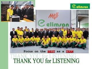 Focus on the BEST as a TEAM
 