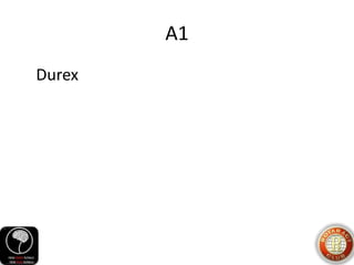 A1
Durex
 