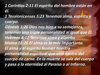El Infierno muerte y el alma segun la biblia | PPTX